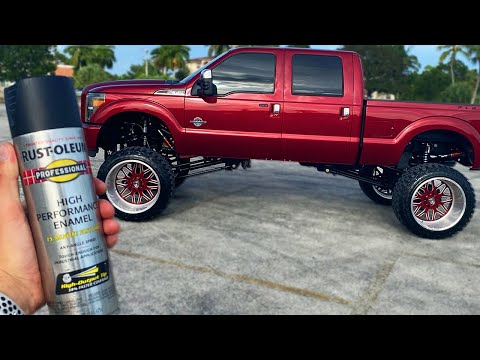 HERE'S HOW TO MAKE YOUR TRUCKS SUSPENSION LOOK BRAND NEW!!!"DIY"