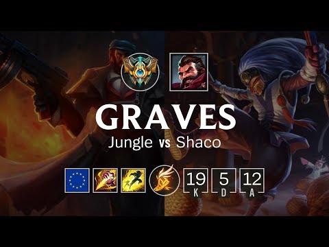 Graves Jungle vs Shaco - EUW Challenger Patch 8.21