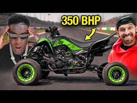 250MPH YAMAHA RAPTOR H2R SUPERCHARGED 350 HP! 
