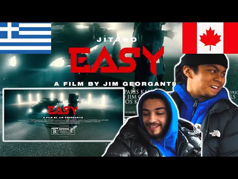 CANADIANS REACT TO GREEK TRAP - JITANO - EASY (Official Music Video)