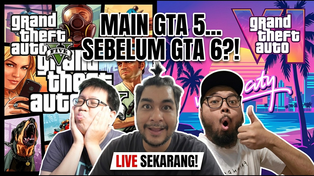 GTA 5 NGAKAK ABIS SEBELUM GTA 6!! - GTA 5 MOMEN KONYOL LIVE!