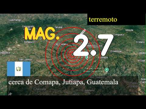 😱🚨  Terremoto cerca de Comapa, Jutiapa, Guatemala actualizaciones en vivo hoy: Terremoto de magnitud