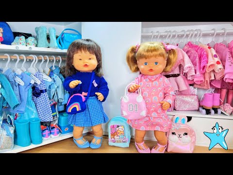👧ANI y ONA👧🏻 ROSA💖 vs AZUL💙 ¿Cuál es tu favorito? Dormitorios Nuevos con accesorios ropa y zapatos