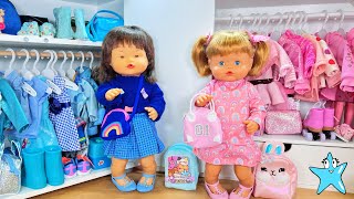 Download lagu 👧ANI y ONA👧🏻 ROSA💖 vs AZUL💙 ¿Cuál es tu favorito? Dormitorios Nuevos con accesorios ropa y zapatos mp3