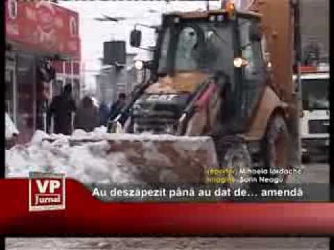 Au deszăpezit până au dat de… amendă