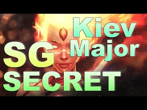 MidOne 9500 MMR vs 4dr 7000 MMR | SECRET vs SG Game 2 Kiev Major 2017 — Dota 2