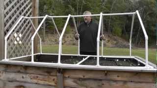 Build A Mini Greenhouse For Raised Beds