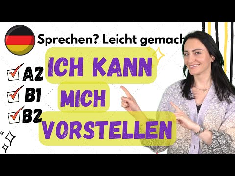 🇩🇪 Ich KANN MICH vorstellen/ I can introduce myself 🙋🏻‍♀️