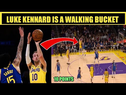 Luke Kennard Lakers Game Debut (10 Pts)