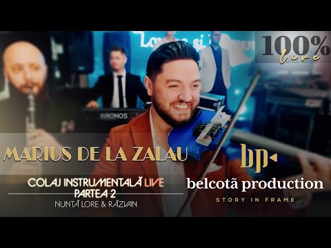 Marius De La Zalau - Colaj Instrumentala | Partea 2 | Nunta Lore & Razvan