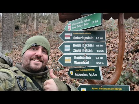 The Zschopau Valley Trail (130.5 km) - Day 2 - Winter Tour - From Wiesa to Witzschdorf