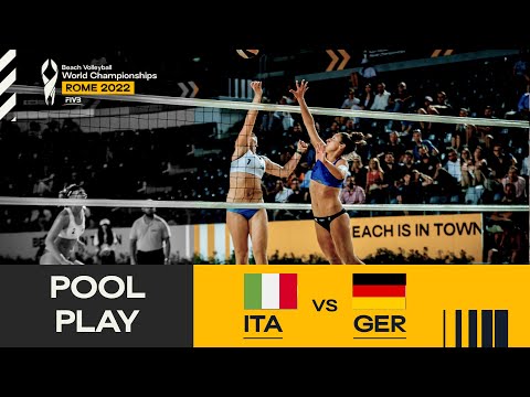 Scampoli/Bianchin 🇮🇹 vs. Borger/Sude 🇩🇪 - Pool Play Highlights Rome 2022 #BeachWorldChamps