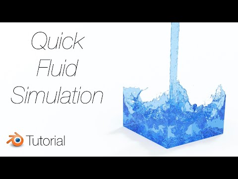 [2.82] Blender Tutorial: Simple Mantaflow Water Simulation