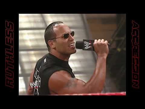 The Rock confronts Brock Lesnar and Triple H | WWE RAW (2002) 2