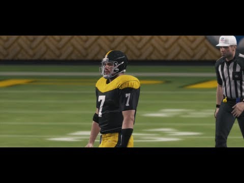 Big Ben Tries to Shake off Sloppy Start - Madden 13 Online Gameplay (Redskins vs Steelers)