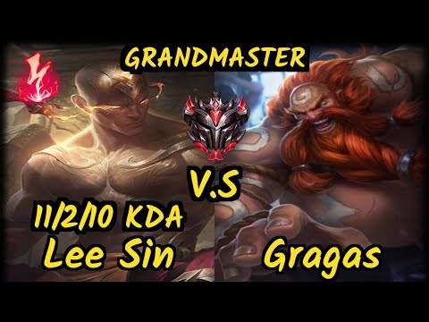 Jankos (LEE SIN) vs GRAGAS - 11/2/10 KDA JUNGLE GAMEPLAY - EUW Ranked GRANDMASTER