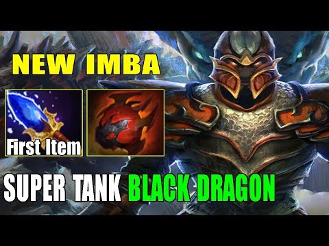 Back To Meta Black [Dragon Knight] Solo Mid First Item Scepter So Imba (FullGame Dota2 7.24)