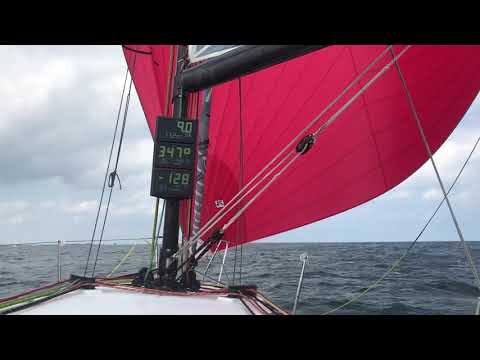 Nordkurs. der A1 von UK bei 18-20 Knoten