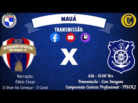 AESG X Olaria - Campeonato Carioca Profissional - FFSERJ - AO VIVO COM IMAGENS