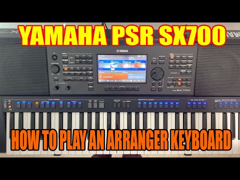 Yamaha PSR SX700 Demo: How to play with an Arranger Keyboard
