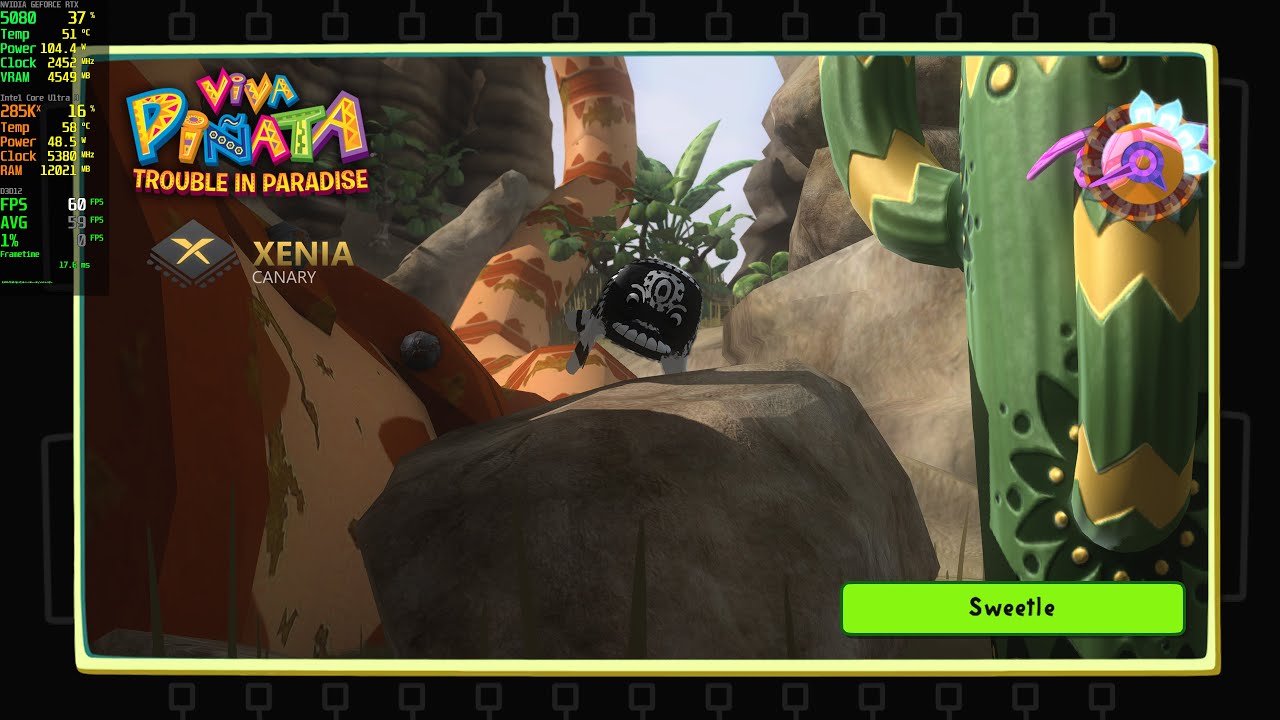 Viva Piñata: Trouble in Paradise 4K FSR 60FPS Gameplay | Xenia Canary 81656a9 Xbox 360 Emulator PC