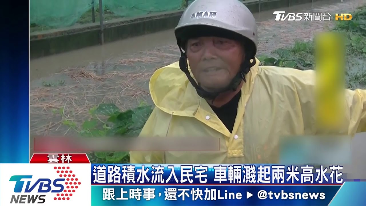 景觀公園水池滿出來　鯉魚草地上游