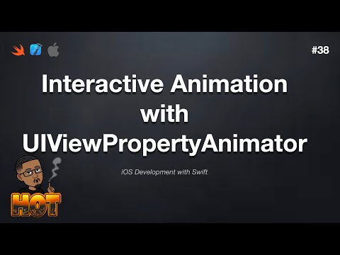 iOS Dev 38: Interactive Animator with UIViewPropertyAnimator | Swift 5, XCode 13