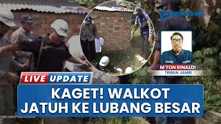 Detik-detik Walkot Jambi Terperosok Masuk Lubang 2 Meter Kenali Asam Bawah, Nekat Lanjut Cek Proyek