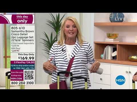 HSN | Samantha Brown Luggage Collection 02.28.2023 - 09 PM