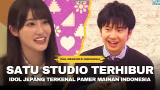 Download lagu INDONESIAN TOYS ENTERTAINING JAPANESE TV STUDIO, THIS FAMOUS ARTIST IS PROUD OF INDONESIAN CULTURE mp3
