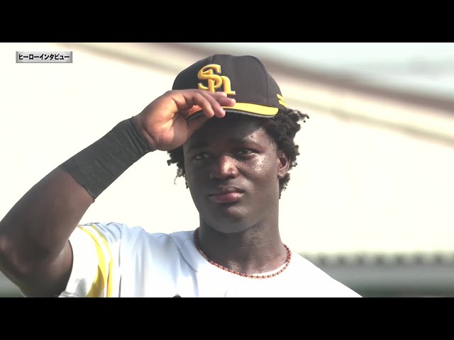 【ファーム】ホークス・シモン選手 ヒーローインタビュー 7月17日 福岡ソフトバンクホークス 対 オリックス・バファローズ