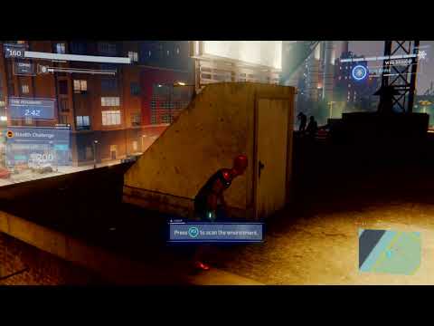 Marvel's Spider-Man (PS4) Taskmaster Stealth Challenge - Hell's Kitchen (left icon) Gold Ultimate