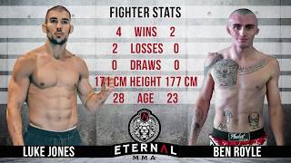 ETERNAL MMA 37 - LUKE JONES VS BEN ROYLE - MMA FIGHT VIDEO