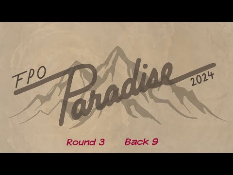 TDU #4 - 2024 Paradise Plates | FPO Final Round B9 Lead Card | Flintoft, Andyke, Starzynski, Simpson