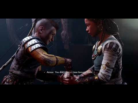 God Of War Ragnarok 2022 | Atreus Use Giant Soul To Create World Serpent Scene - PS5 2022