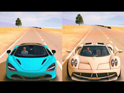 720s vs Huayra Drag Race| Driving School Sim