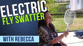 Ultimate Electric Fly Swatter by DEEZEE | 4000V Bug Zapper Racket & Mosquito Killer Lamp