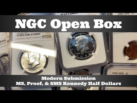 NGC Open Box Coin Grade Results - MS, Proof, & SMS Kennedy Half Dollars & Other Modern Proof Coins