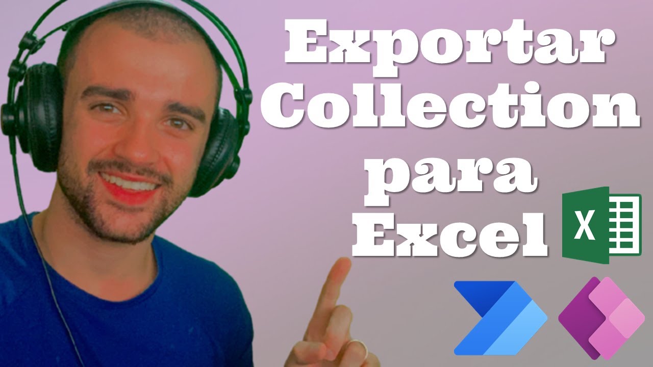 Como exportar dados do Power Apps para um Excel CSV  Exportar Collection para Excel usando JSON