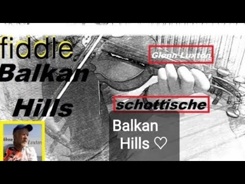 Balkan Hills schottische begins on 2nd part, fiddle Glenn Luxton