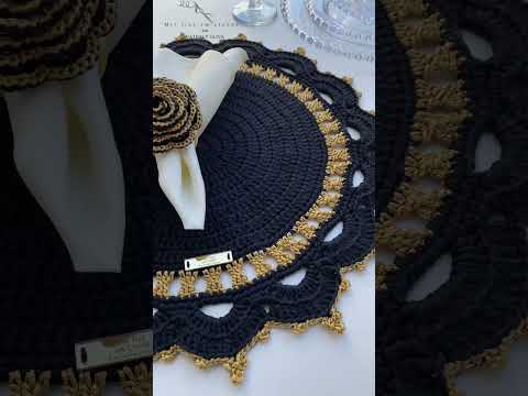 #lugaramerica luxo perfeito #decoration #artesanato #crochet #sousplat #croche #passoapasso #croche