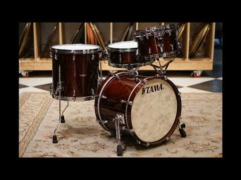 SOLD - Tama 12/14/18/5.5x14" Star Walnut Drum Set - Dark Mocha Walnut Gloss Lacquer