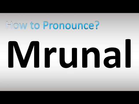 How to Pronounce Mrunal