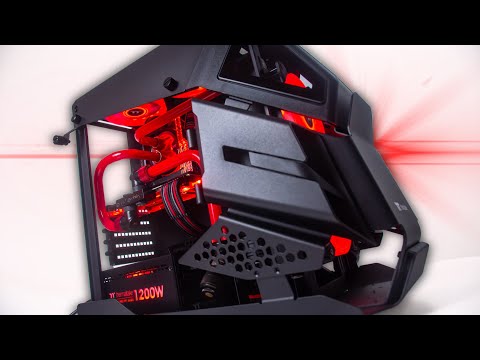 This CRAZY Custom PC looks like an ATTACK HELICOPTER! but with a RTX 3090