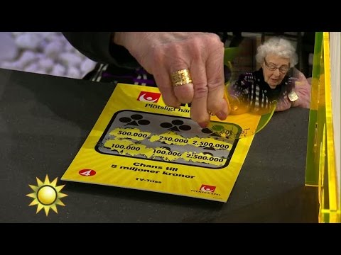 Dubbelt upp för Trissvinnaren - Nyhetsmorgon (TV4)