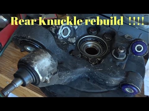 Rear Knuckle bushings, ball joints and axle seals Nissan Skyline GTR R32 R33 R34 and 300zx Z32 s13