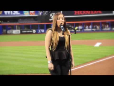 Bianca Ryan - The National Anthem | New York Mets Baseball Game