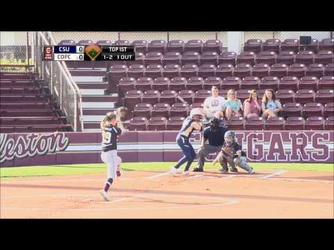 CofC Softball vs. CSU Game 1 - Highlights