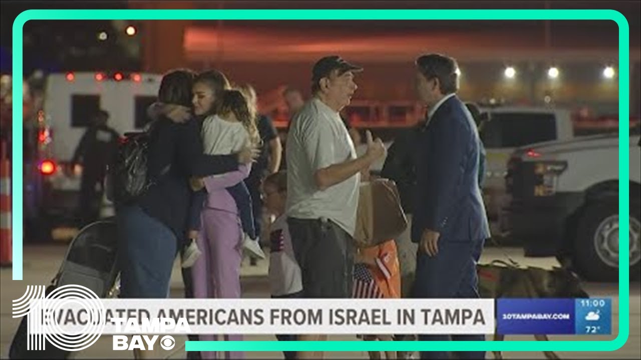 270 evacuated Americans land at TPA from Project DYNAMO's latest Israel rescue mission