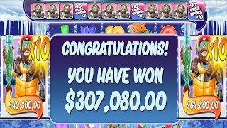 Bigger Bass Blizzard - Christmas Catch My Record Big Bonus Buy - Big Win x10 Multiplier Casino Slot